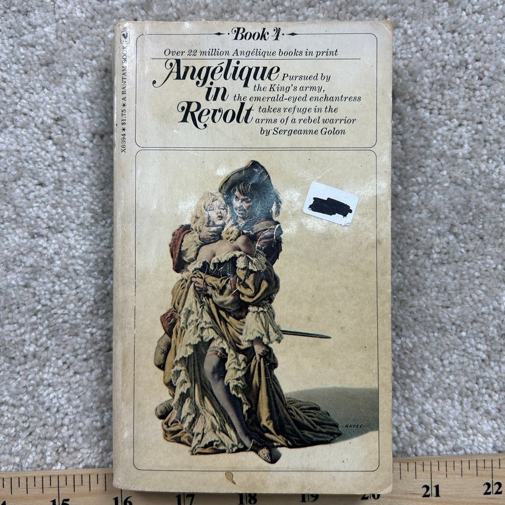 Angélique in Revolt Golon 1976 11th Printing Historical‎ Novel Bantam